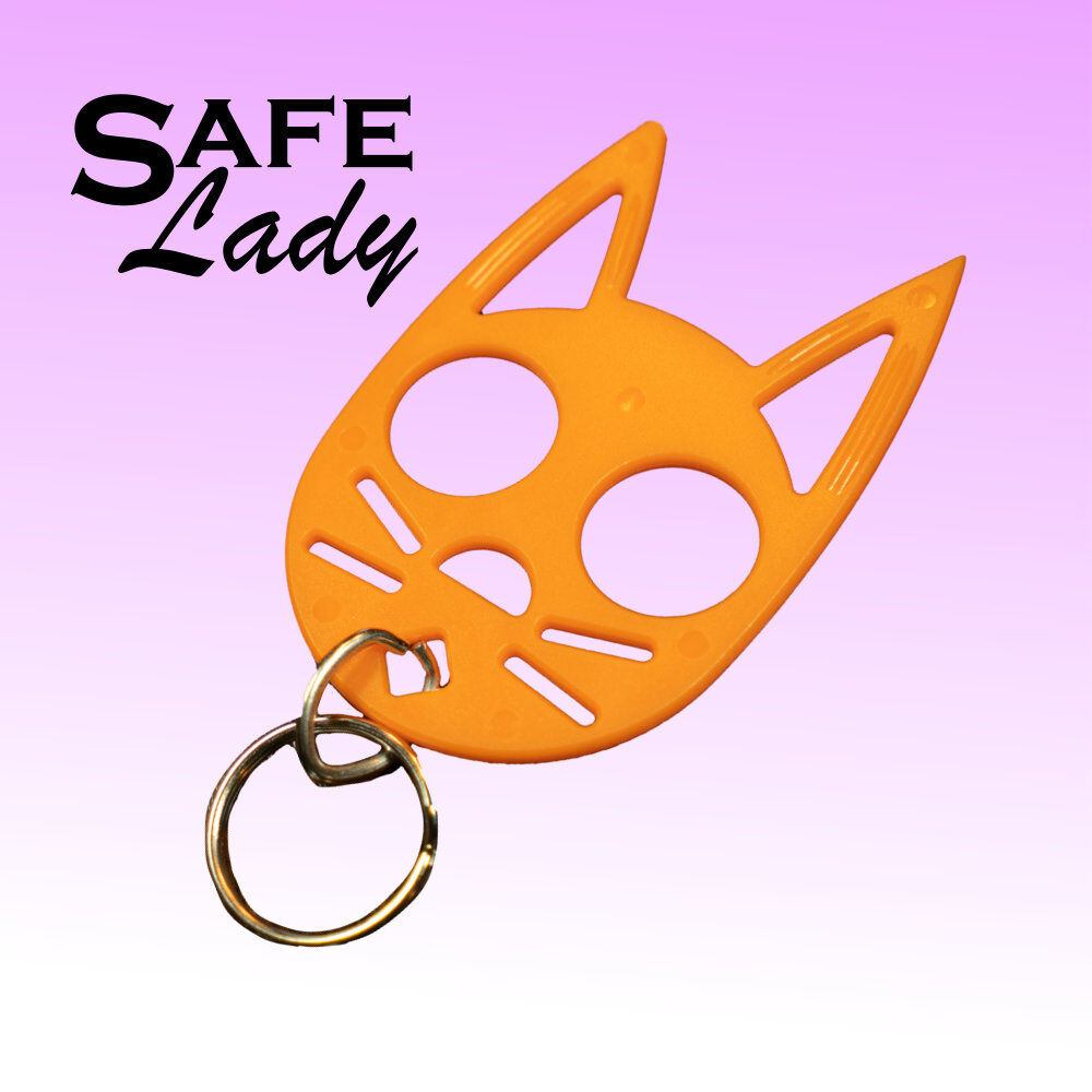Orange-cat-key-chain